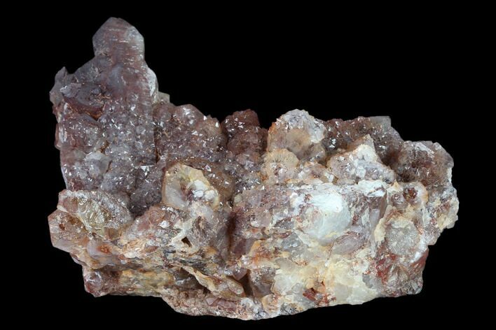 Natural, Red Quartz Crystal Cluster - Morocco #131353